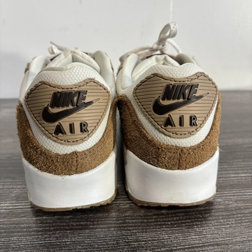 Nike Air Max 90 Shoes Womens Size 7.5 Brown Mesh Sneaker Low Top DX9502-100